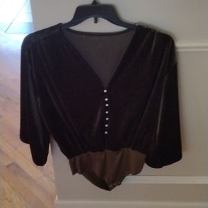 Bodysuit VELVET look.